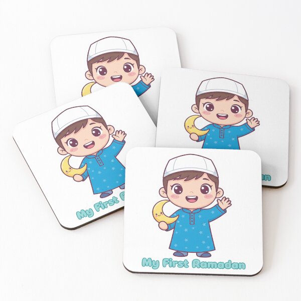 Item preview, My First Ramadan Cute Kawaii Boy - Islamic Baby Boy Celebration designed and sold by RonyMady.