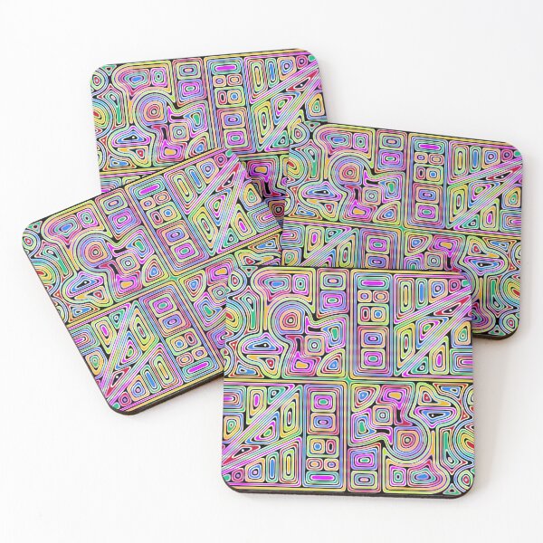 Item preview, abstract geometric landscape 6 designed and sold by chambergambit.