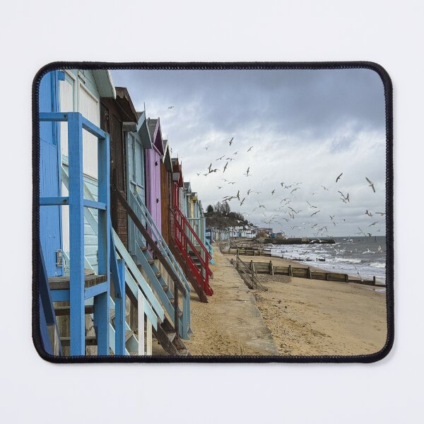 Item preview, Beach Huts And Seagulls designed and sold by Londonimages.