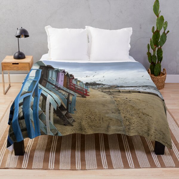 Item preview, Beach Huts And Seagulls designed and sold by Londonimages.
