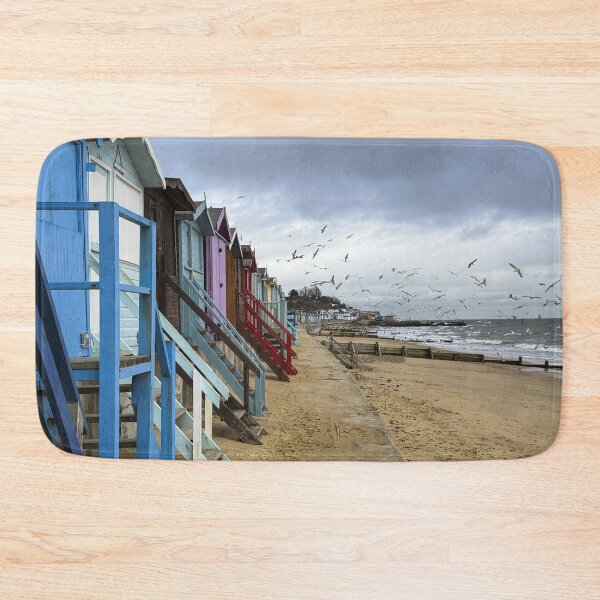 Item preview, Beach Huts And Seagulls designed and sold by Londonimages.