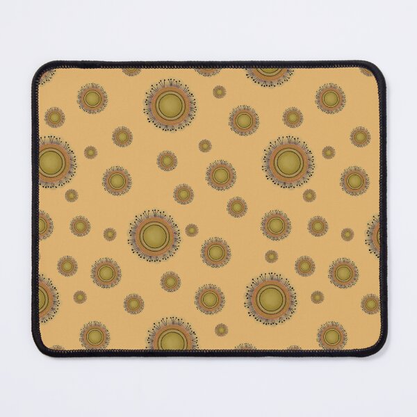 Item preview, Golden Mandalas on Warm Ochre designed and sold by phatlizzardart.