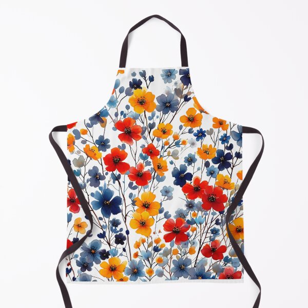 Item preview, Vibrant Wildflower Field Explosion - Jewel Tone Floral Art Print designed and sold by DesignArtist.ia.