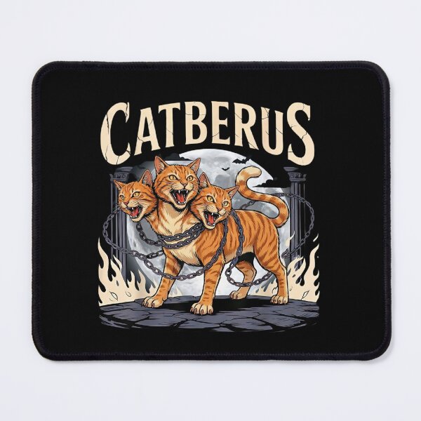 Item preview, Catberus - Three-Headed Cat Guardian designed and sold by SidTastic .
