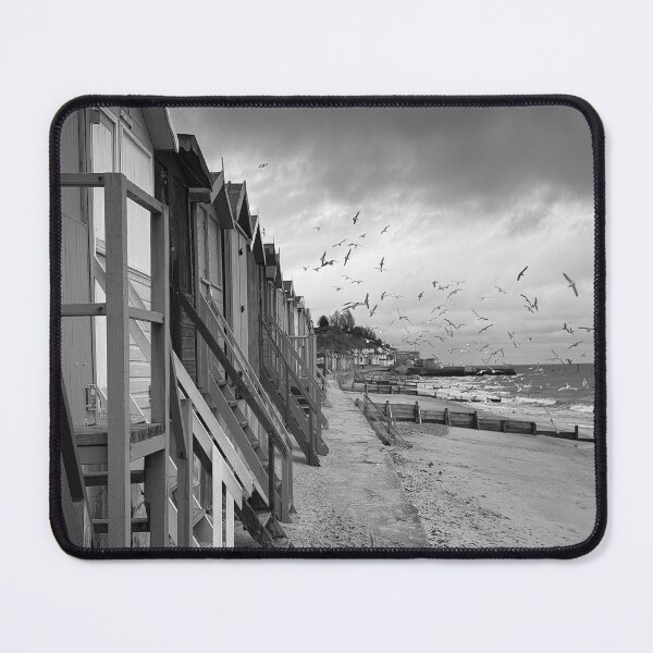 Item preview, English Beach Huts And Seagulls designed and sold by Londonimages.