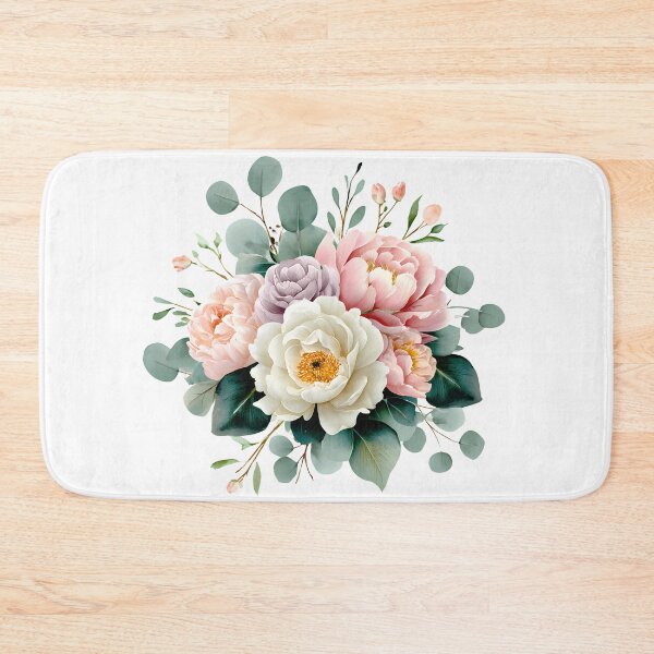 Item preview, Pastel Peony Rose Bouquet - Soft Romantic Floral Art Print designed and sold by DesignArtist.ia.