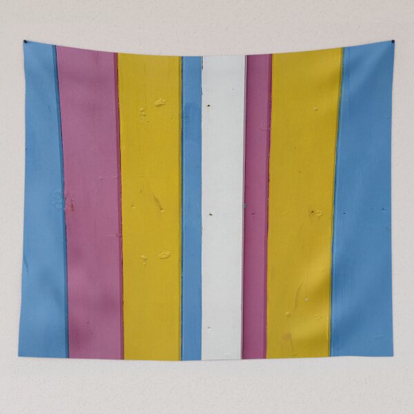 Item preview, English Beach Hut Abstract designed and sold by Londonimages.