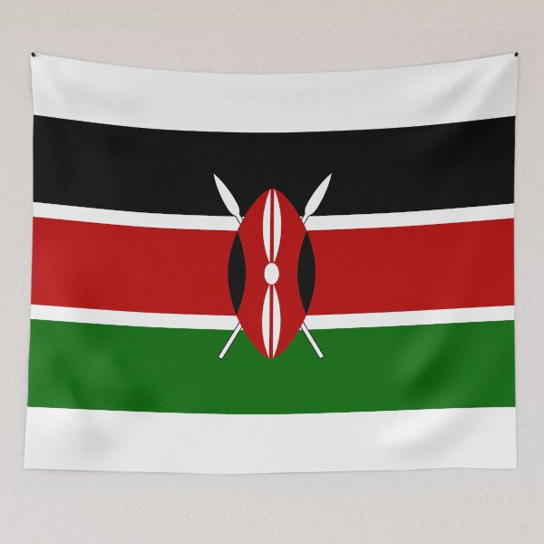 Item preview, Classic Kenya National Flag - Maasai Heritage & Kenyan Pride designed and sold by NTGUILTY.