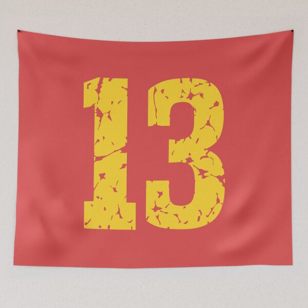 Item preview, Number 13, Yellow Thirteen designed and sold by Jeallan Designs.