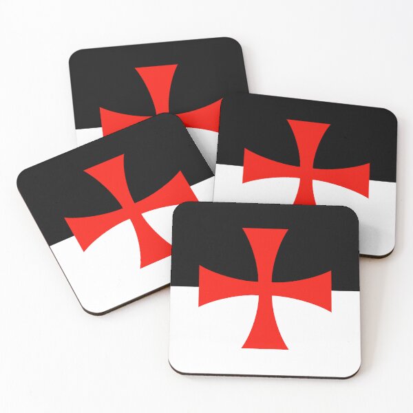 Item preview, Classic Knights Templar Beauseant Flag - Medieval Crusader Heritage designed and sold by NTGUILTY.
