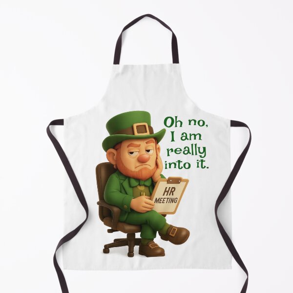 Item preview, Leprechaun HR Meeting Meme – Funny St. Patrick’s Day Office Humor designed and sold by lucidfrog.