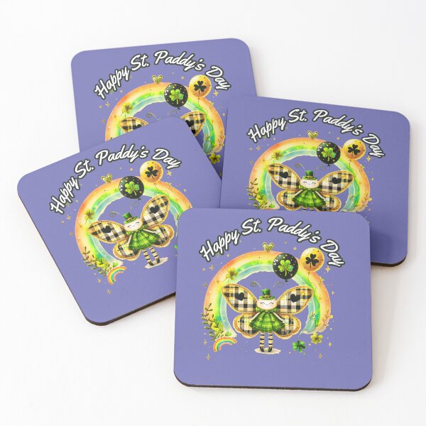 Item preview, Happy St. Paddy's Day Whimsical Butterfly designed and sold by Lovemountain.