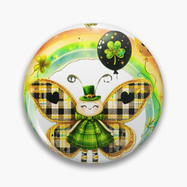 Item preview, Happy St. Paddy's Day Whimsical Butterfly designed and sold by Lovemountain.