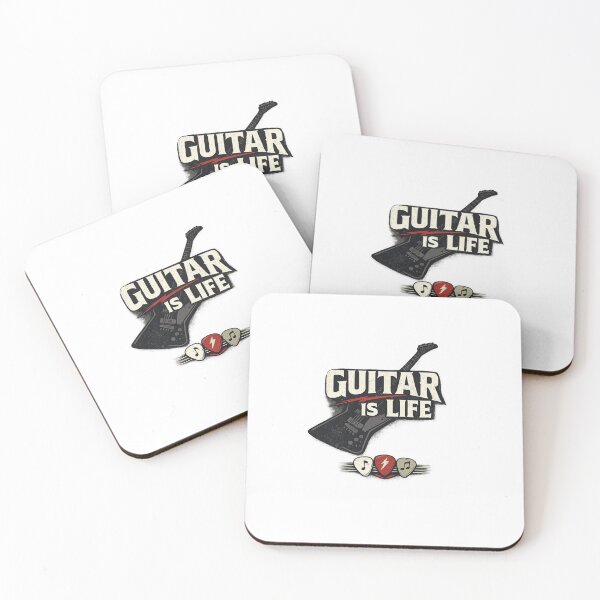 Item preview, Guitar Is Life – Rock Guitarist Edgy Band Style Design designed and sold by Yesmalady.