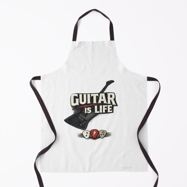 Item preview, Guitar Is Life – Rock Guitarist Edgy Band Style Design designed and sold by Yesmalady.