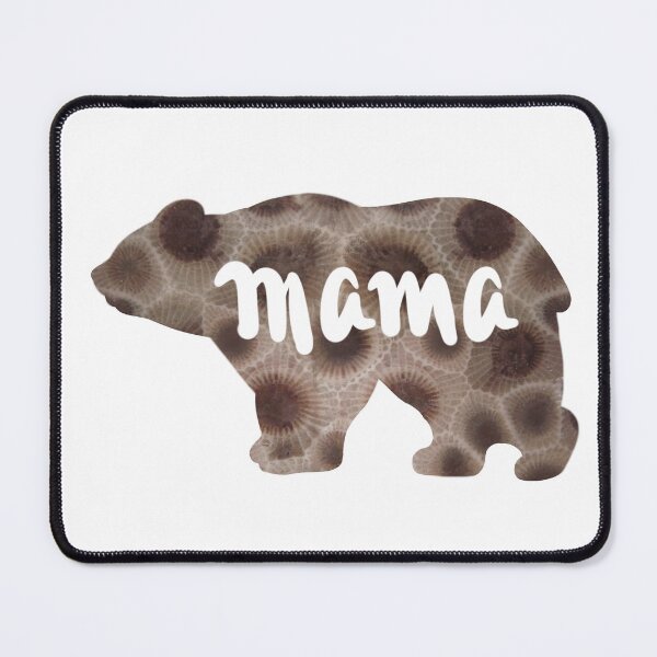 Item preview, Petoskey stone pattern, Mama bear design, Michigan theme designed and sold by hollycooper.