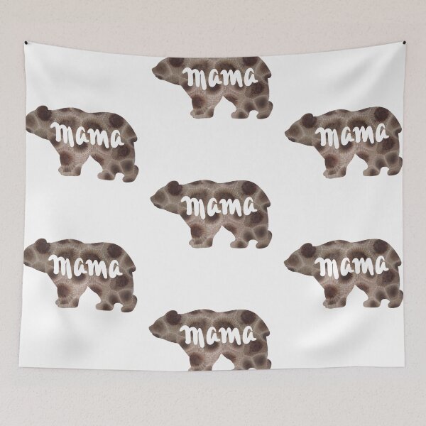 Item preview, Petoskey stone pattern, Mama bear design, Michigan theme designed and sold by hollycooper.