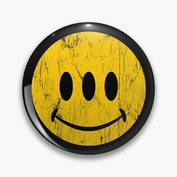 Item preview, Three Eyed Smiley Face - worn version designed and sold by The Common Tee.