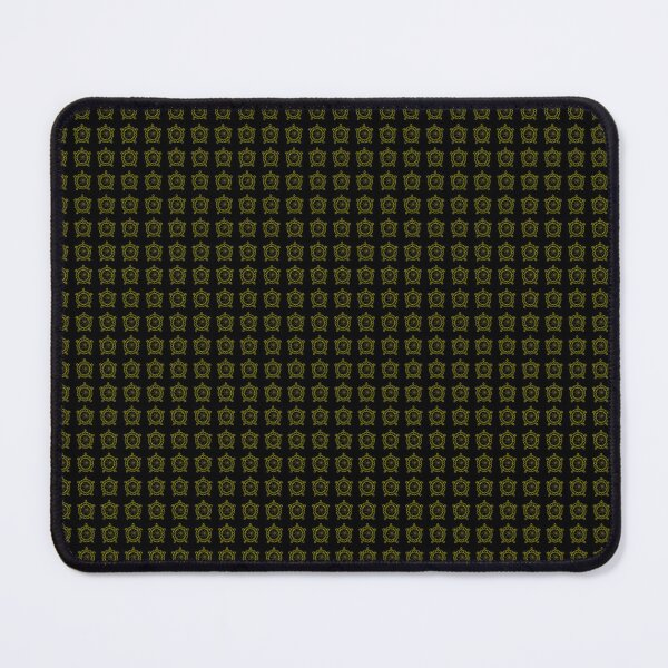 Item preview, Shell of Nine Turtle - Yellow on Black - geometric pattern designed and sold by SurfaceLab.