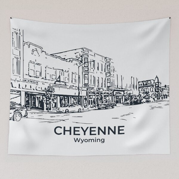 Item preview, Cheyenne - Wyoming designed and sold by Lakeric Cityscapes.