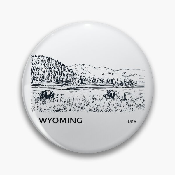 Item preview, Wyoming USA designed and sold by Lakeric Cityscapes.