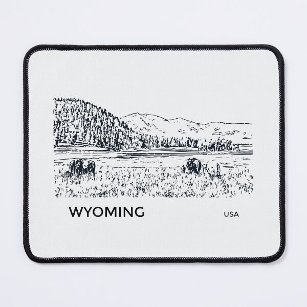 Item preview, Wyoming USA designed and sold by Lakeric.