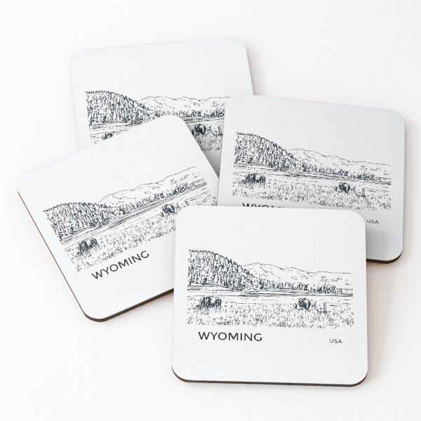 Item preview, Wyoming USA designed and sold by Lakeric Cityscapes.