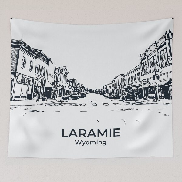 Item preview, Laramie - Wyoming designed and sold by Lakeric Cityscapes.