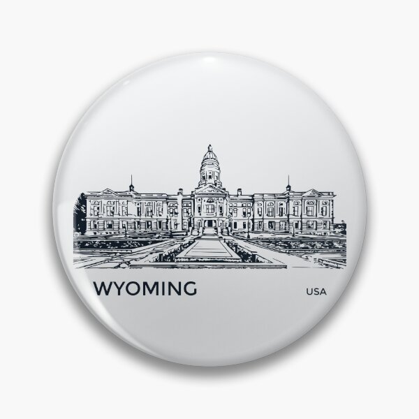 Item preview, Wyoming State USA designed and sold by Lakeric Cityscapes.