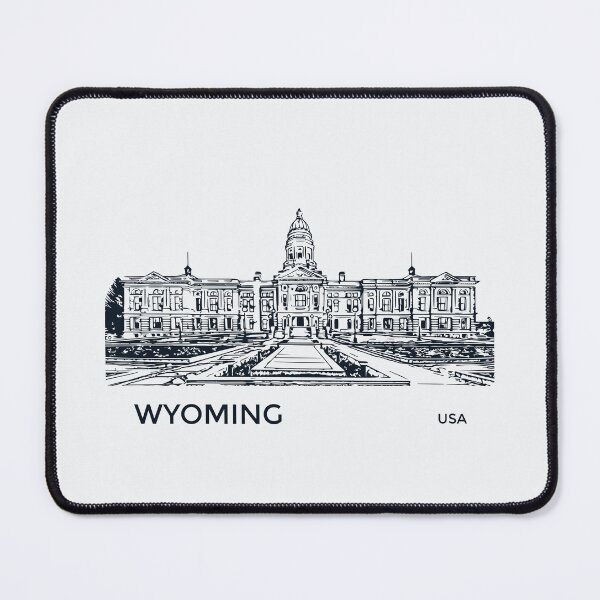 Item preview, Wyoming State USA designed and sold by Lakeric Cityscapes.
