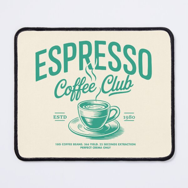 Item preview, Espresso Coffee Club Vintage Engraving designed and sold by CamaleonDesigns.