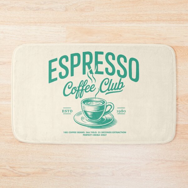 Item preview, Espresso Coffee Club Vintage Engraving designed and sold by CamaleonDesigns.