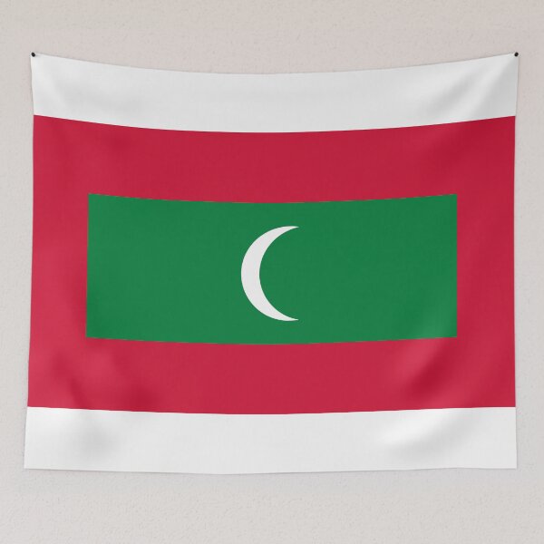 Item preview, Classic Maldives National Flag - Maldivian Pride & Tropical Heritage designed and sold by NTGUILTY.