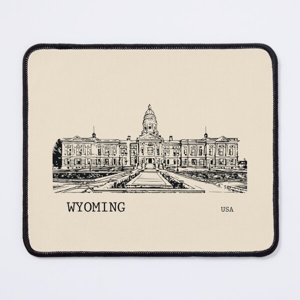 Item preview, Wyoming State USA designed and sold by Lakeric Cityscapes.