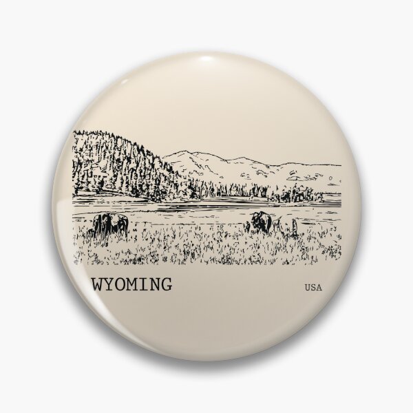 Item preview, Wyoming USA designed and sold by Lakeric Cityscapes.
