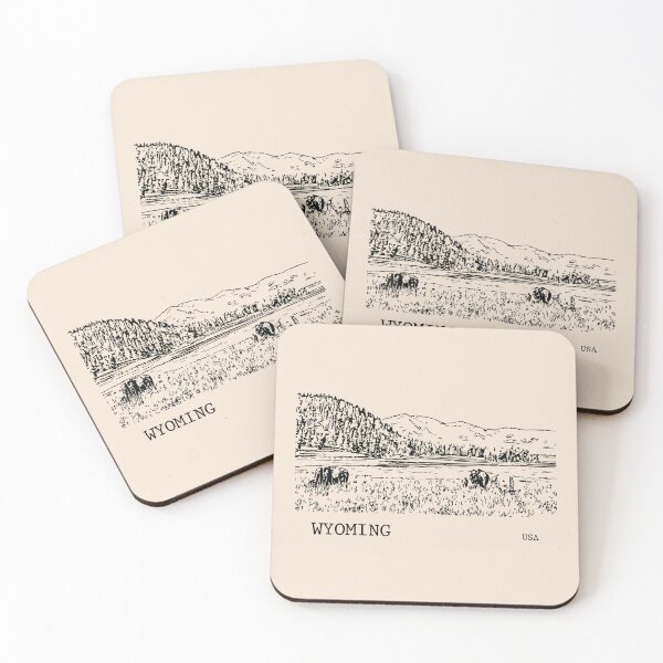 Item preview, Wyoming USA designed and sold by Lakeric Cityscapes.