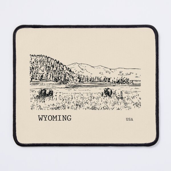 Item preview, Wyoming USA designed and sold by Lakeric.