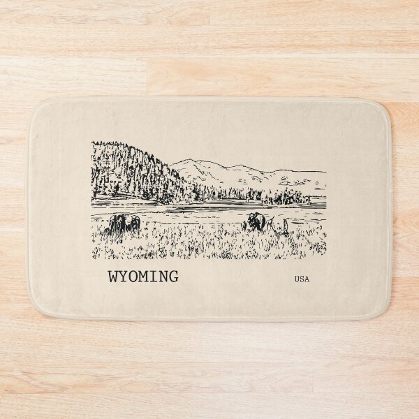Item preview, Wyoming USA designed and sold by Lakeric Cityscapes.