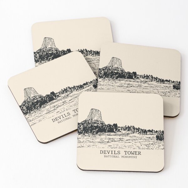 Item preview, Devils Tower National Monument designed and sold by Lakeric Cityscapes.