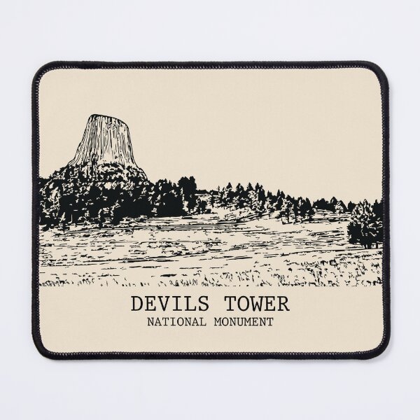 Item preview, Devils Tower National Monument designed and sold by Lakeric Cityscapes.