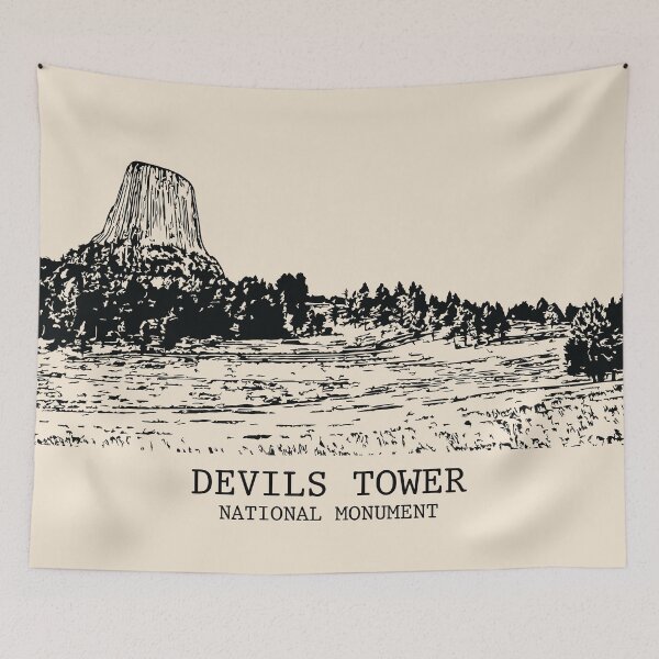 Item preview, Devils Tower National Monument designed and sold by Lakeric Cityscapes.