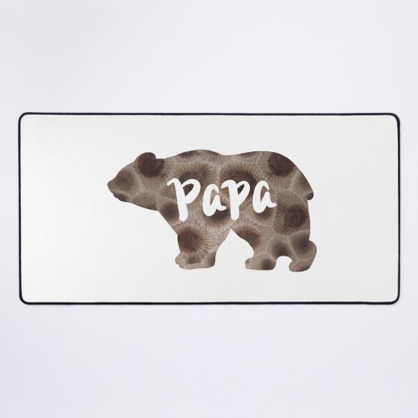 Item preview, Petoskey stone pattern, Papa bear design, Michigan theme designed and sold by hollycooper.