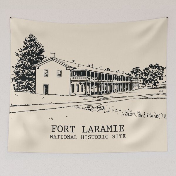 Item preview, Fort Laramie National Historic Site designed and sold by Lakeric Cityscapes.