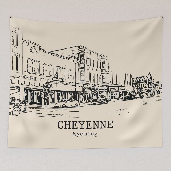 Item preview, Cheyenne - Wyoming designed and sold by Lakeric Cityscapes.