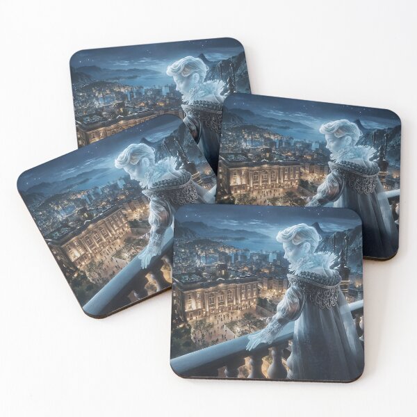 Item preview, Alchemy of ethereal purity above the Golden City designed and sold by KunstGeist.