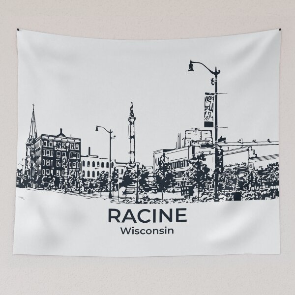 Item preview, Racine - Wisconsin designed and sold by Lakeric Cityscapes.