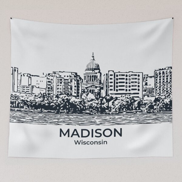Item preview, Madison - Wisconsin designed and sold by Lakeric Cityscapes.