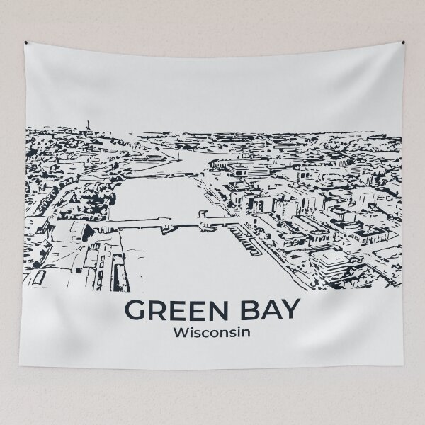 Item preview, Green Bay, Wisconsin designed and sold by Lakeric Cityscapes.