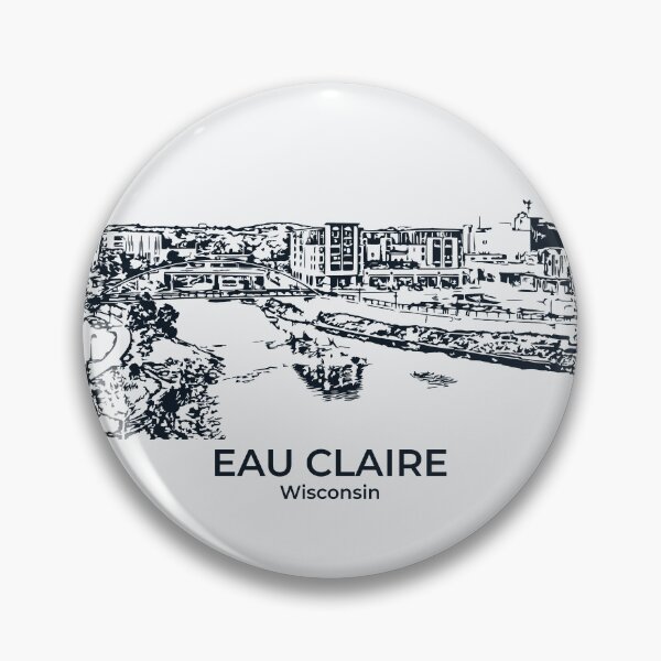 Item preview, Eau Claire - Wisconsin designed and sold by Lakeric Cityscapes.