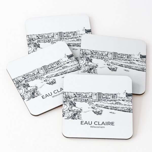 Item preview, Eau Claire - Wisconsin designed and sold by Lakeric Cityscapes.